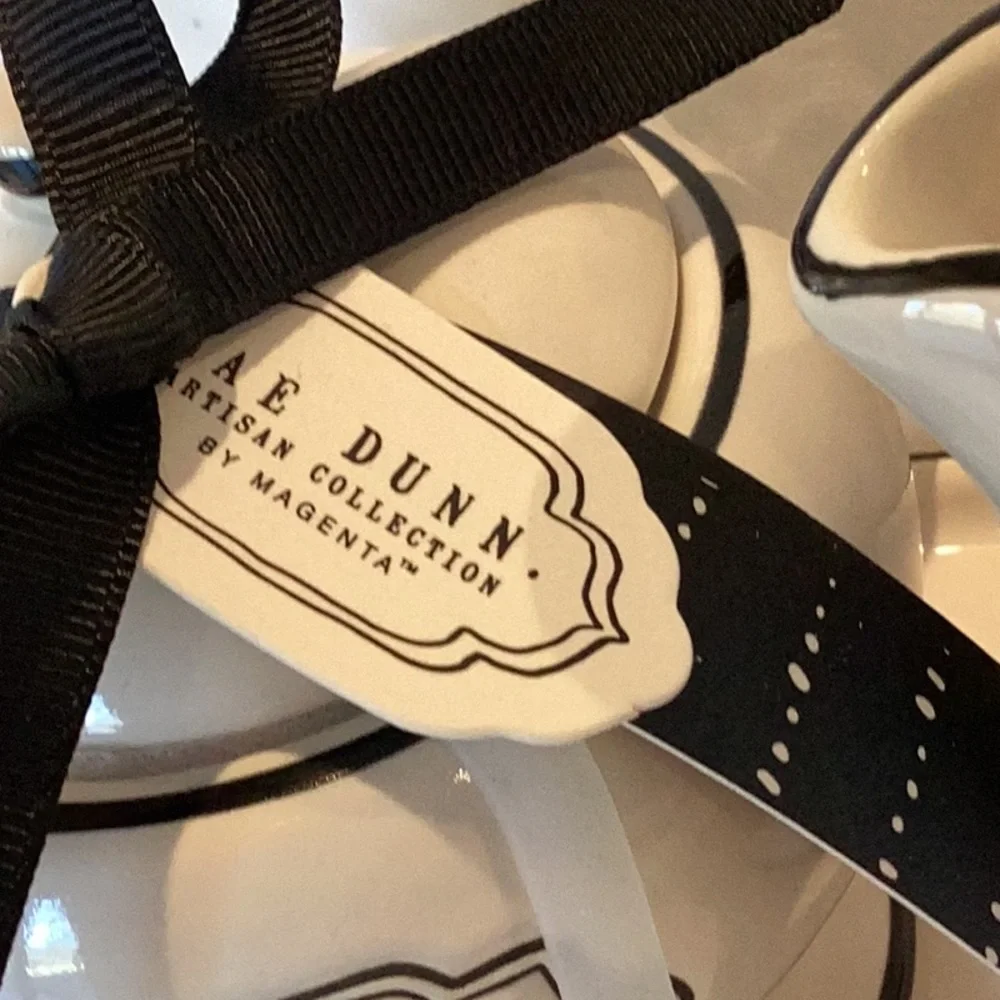 Rae Dunn script cream & sugar set